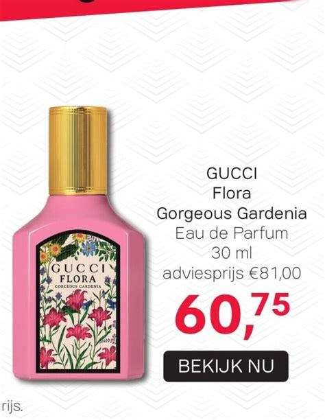 gucci flora gorgeous gardenia aanbieding